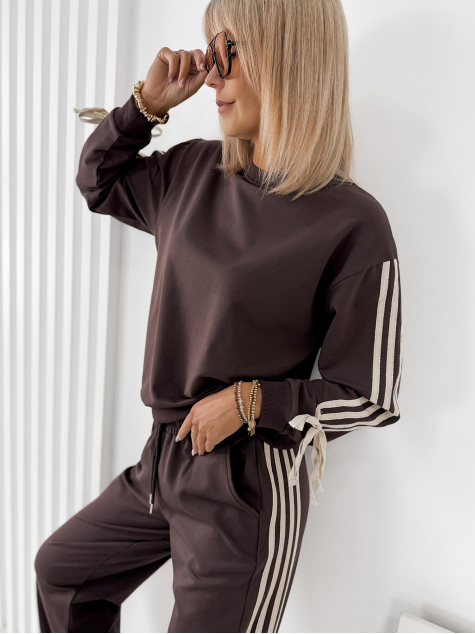 KOMPLET DRESS RIKER HNEDÝ