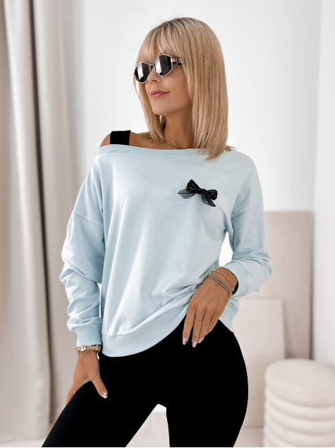 BLOUSE BRONTE BLUE