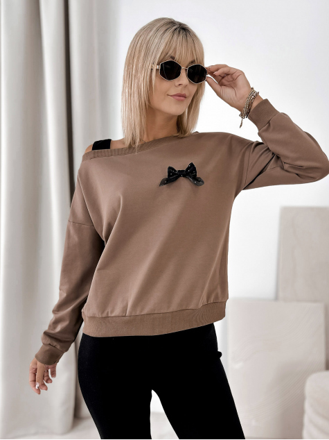 BLOUSE BRONTE BROWN