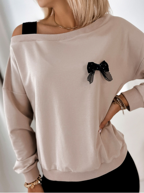 BLOUSE BRONTE BEIGE