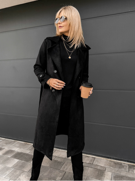 MANTEAU AKRAM NOIR