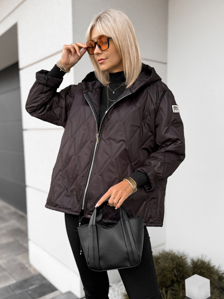 JACKET ELINOR DARK BROWN