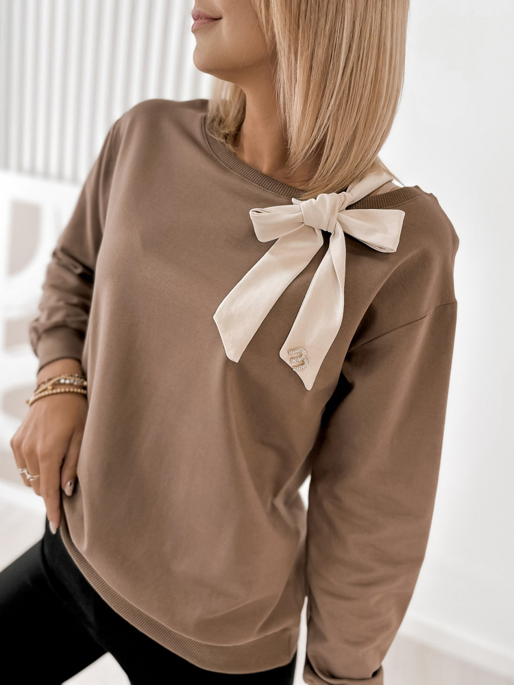 SWEATSHIRT MOONLIGHT BROWN