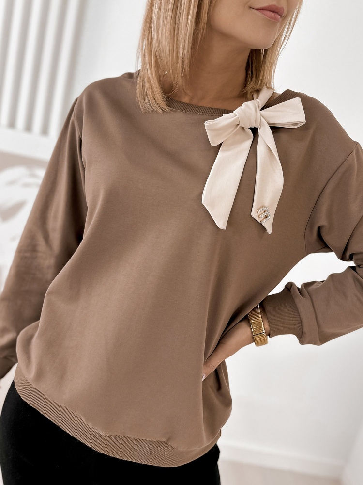 SWEATSHIRT MOONLIGHT BROWN