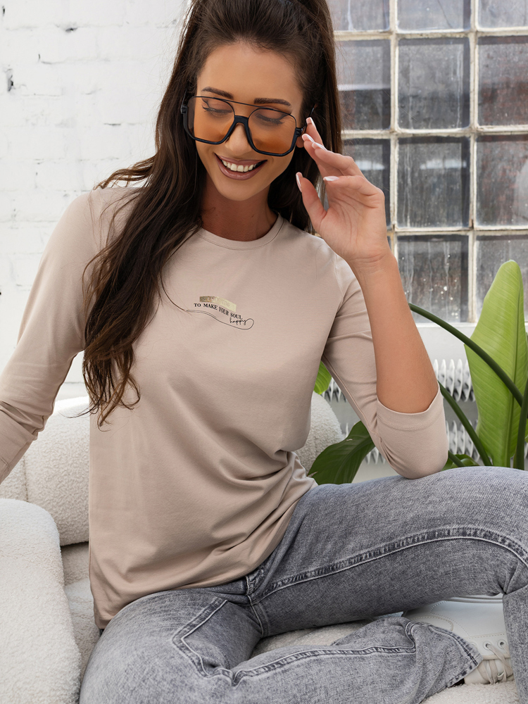 BLUSE HAPPY BEIGE