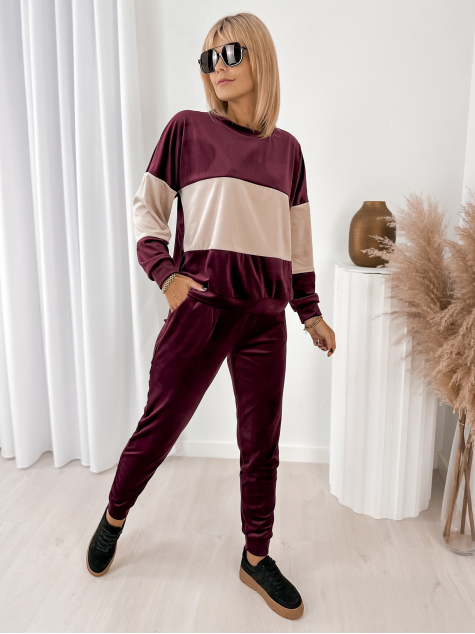 COMPLEU DRESS COSIMO BORDEAUX