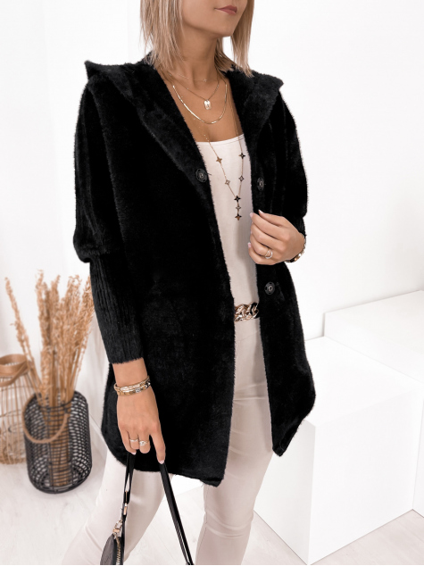 COAT ALPAKA MATT BLACK