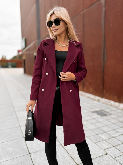 COAT OXFORD BURGUNDY