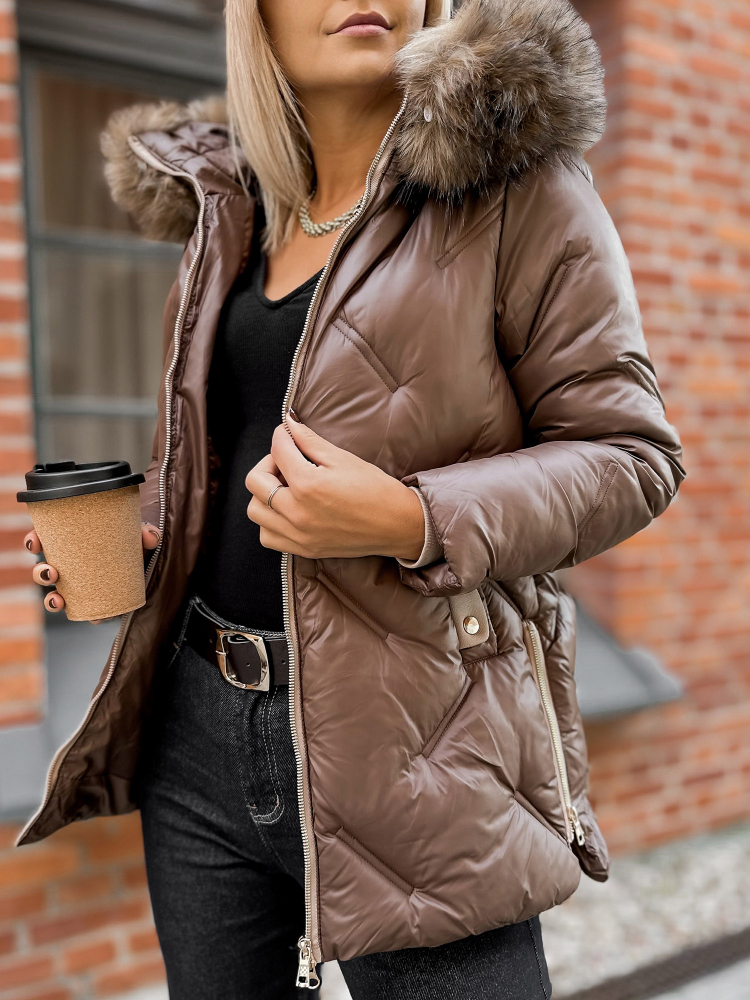VESTE ARAGON BRUN