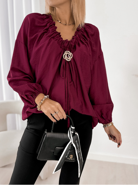 BLUZA DORIAN BORDEAUX