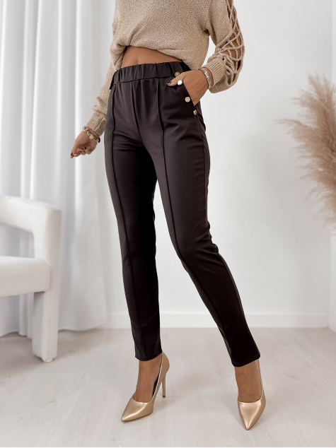 PANTALON RAMONES BRUN FONCÉ