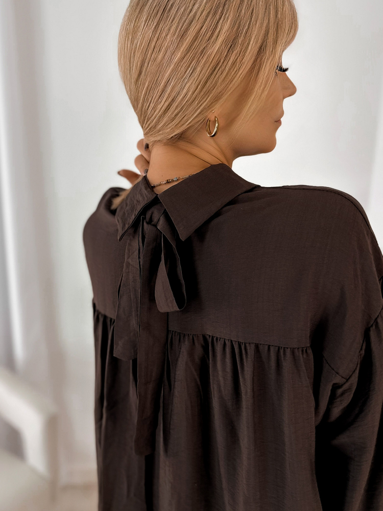 SHIRT AVONLEA DARK BROWN