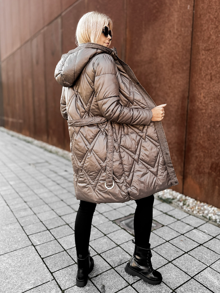 VESTE VIOLET BRUN