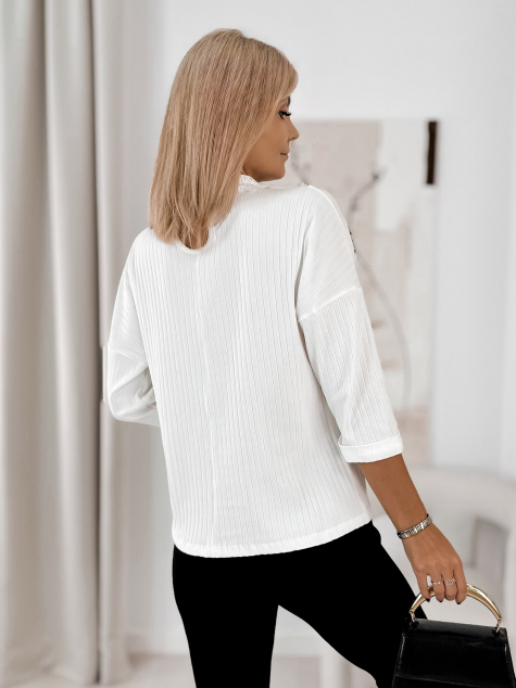 BLUSE COMO WEISS