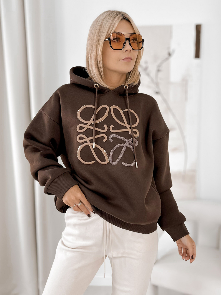 SWEATSHIRT VICENZA DUNKELBRAUN