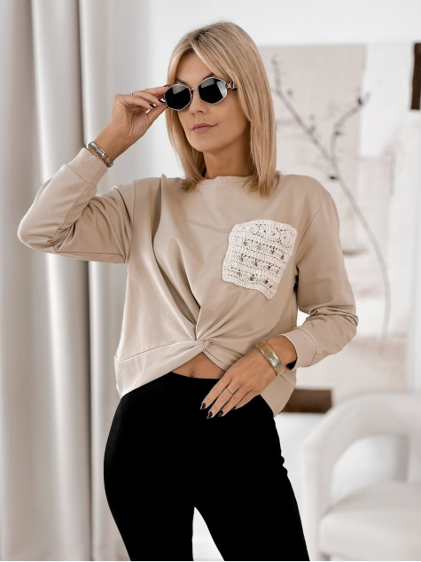 MIKINA CLORINDA BÉŽOVÁ