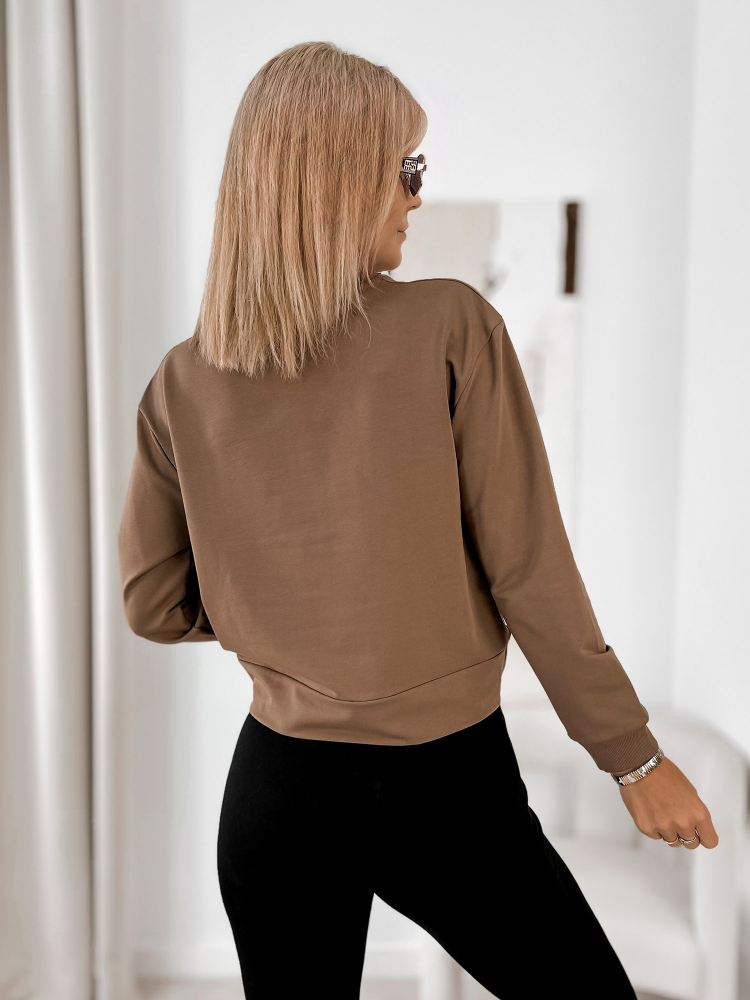 SWEATSHIRT CLORINDA BROWN