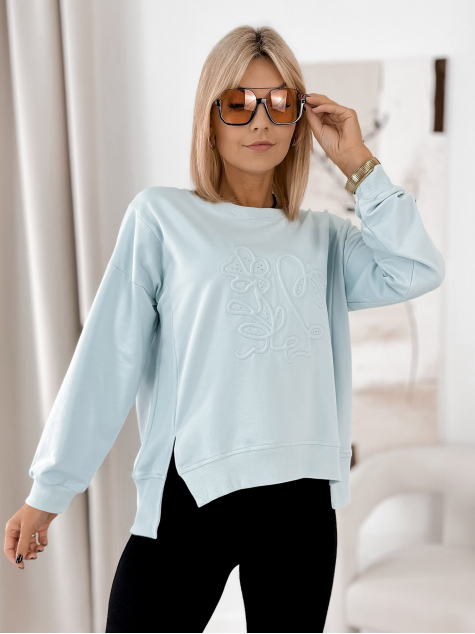PULL TANCREDI BLEU