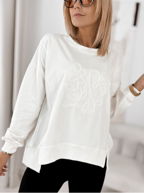 SWEATSHIRT TANCREDI ECRU