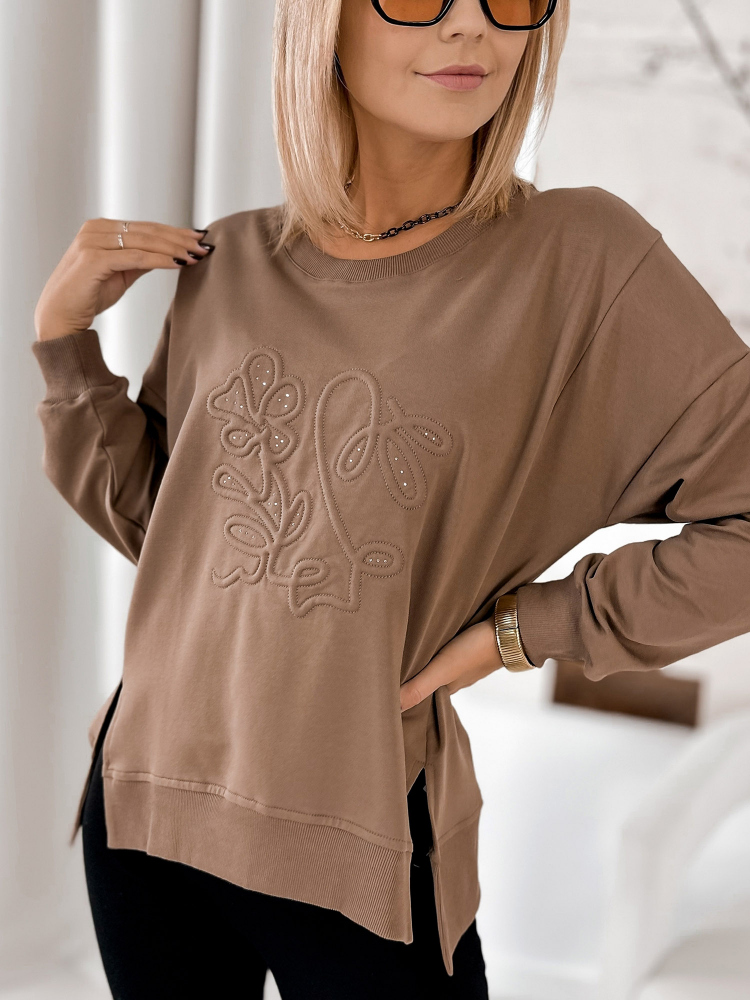 PULL TANCREDI BRUN