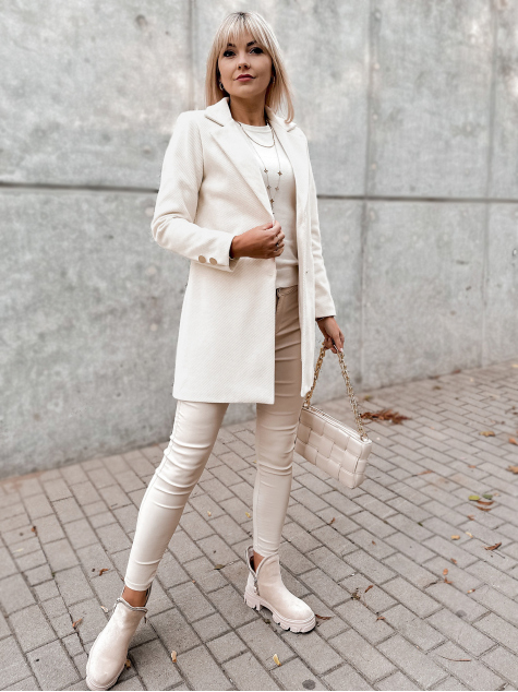 MANTEAU LOULE BEIGE CLAIR