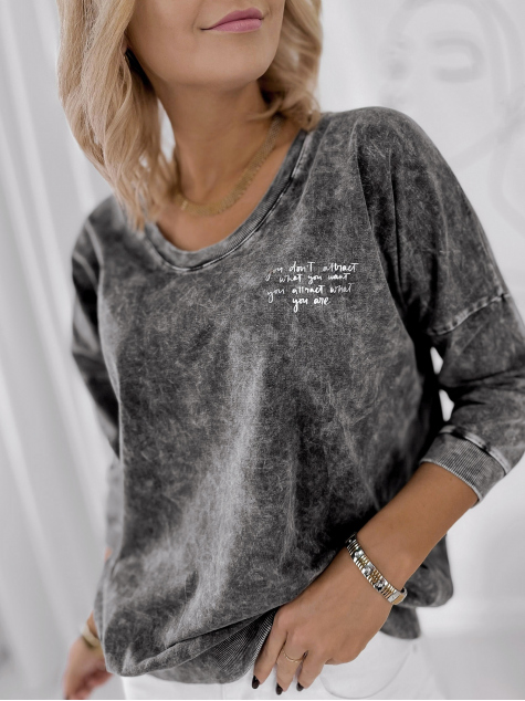 BLOUSE ZERLINA ANTHRACITE