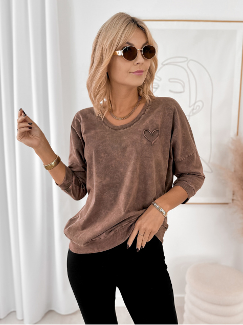 BLOUSE RIMINI BROWN