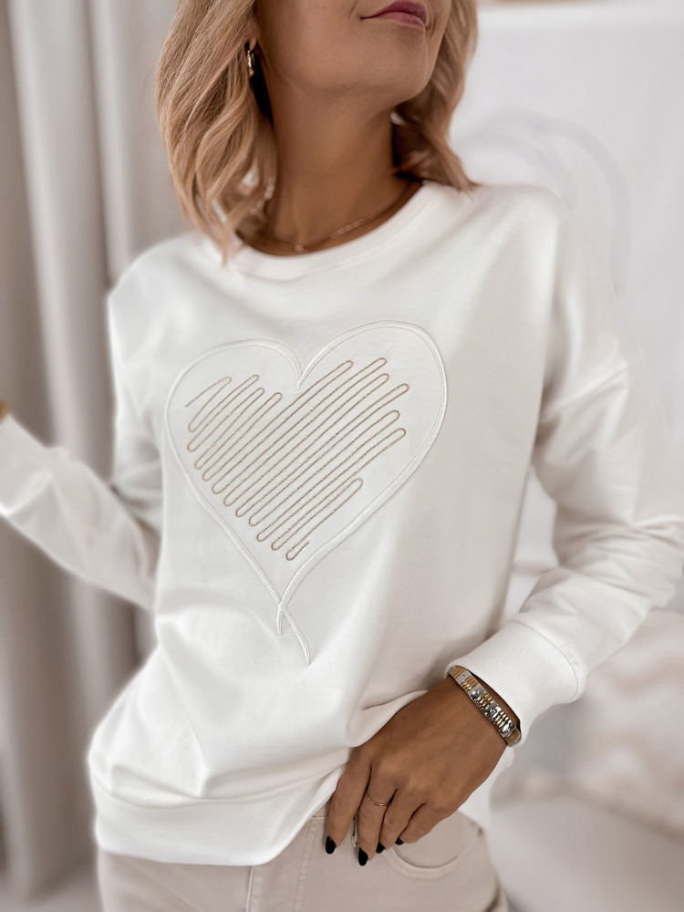 SWEATSHIRT OTTAVIA ECRU