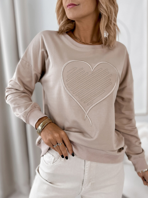 SWEATSHIRT OTTAVIA BEIGE