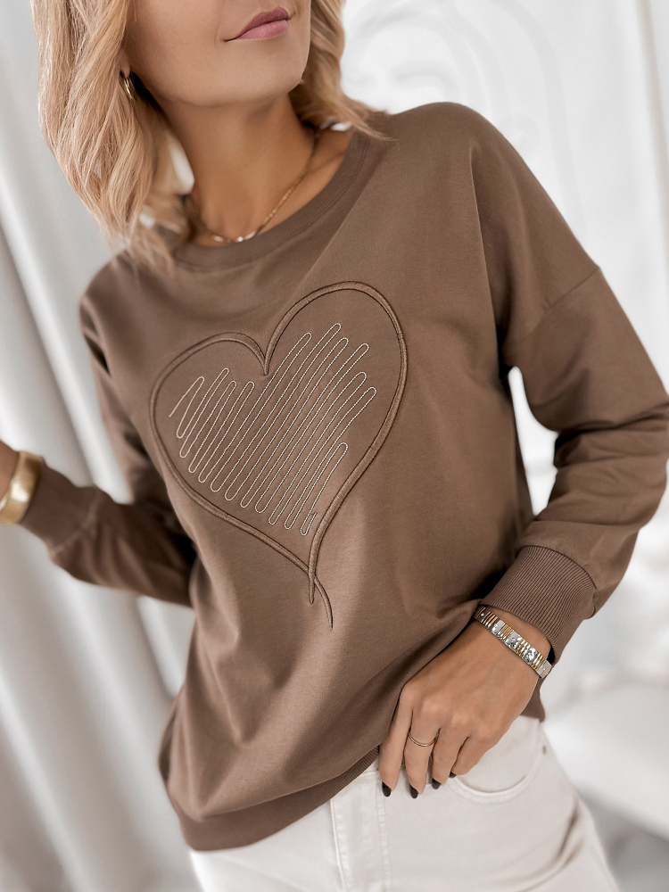 SWEATSHIRT OTTAVIA BROWN