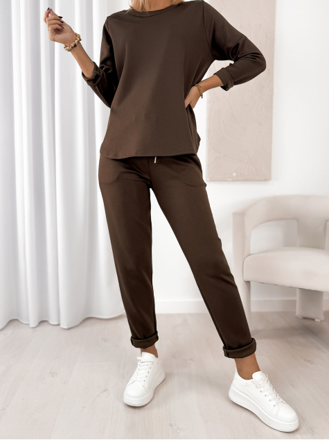 ENSEMBLE TRYZO BRUN FONCÉ