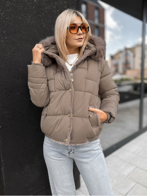JACKE NIDAROS DUNKELBEIGE