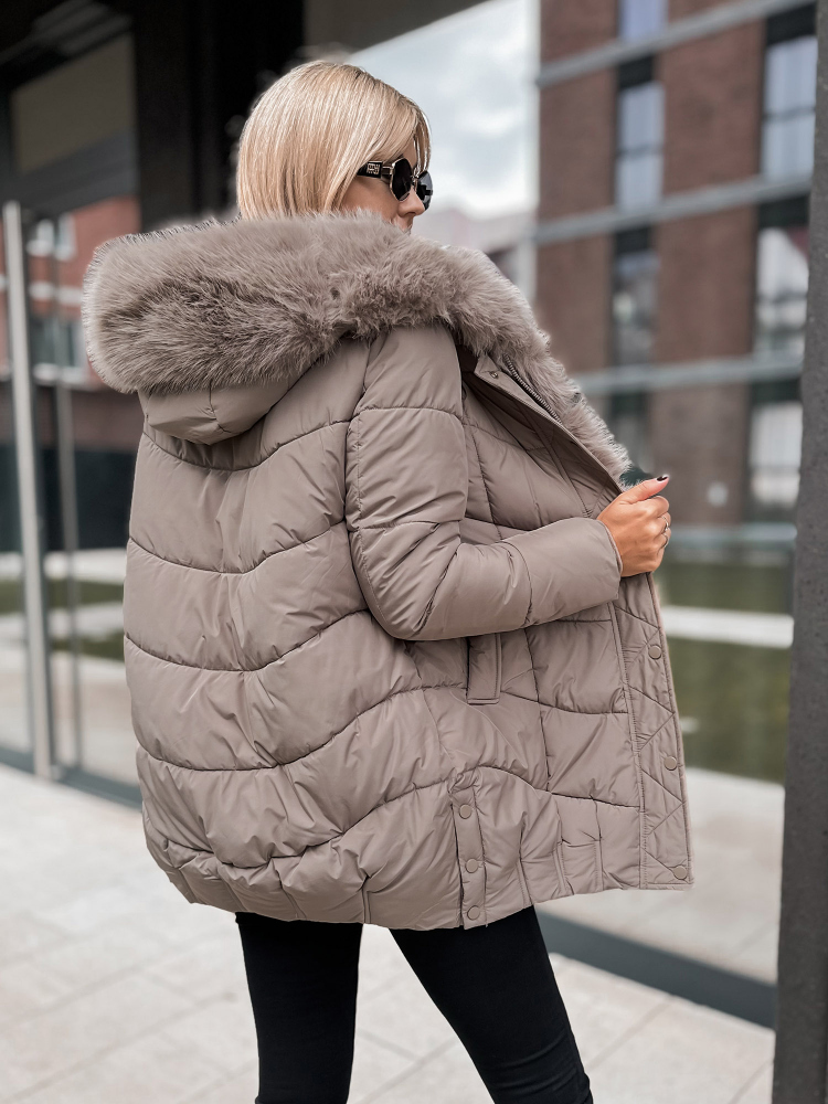 VESTE JORUND BEIGE FONCÉ