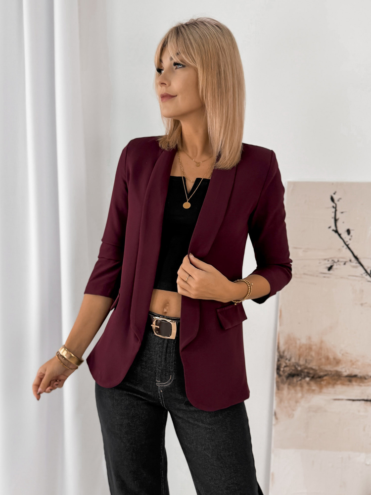 JAQUETTE KAPRI BORDEAUX