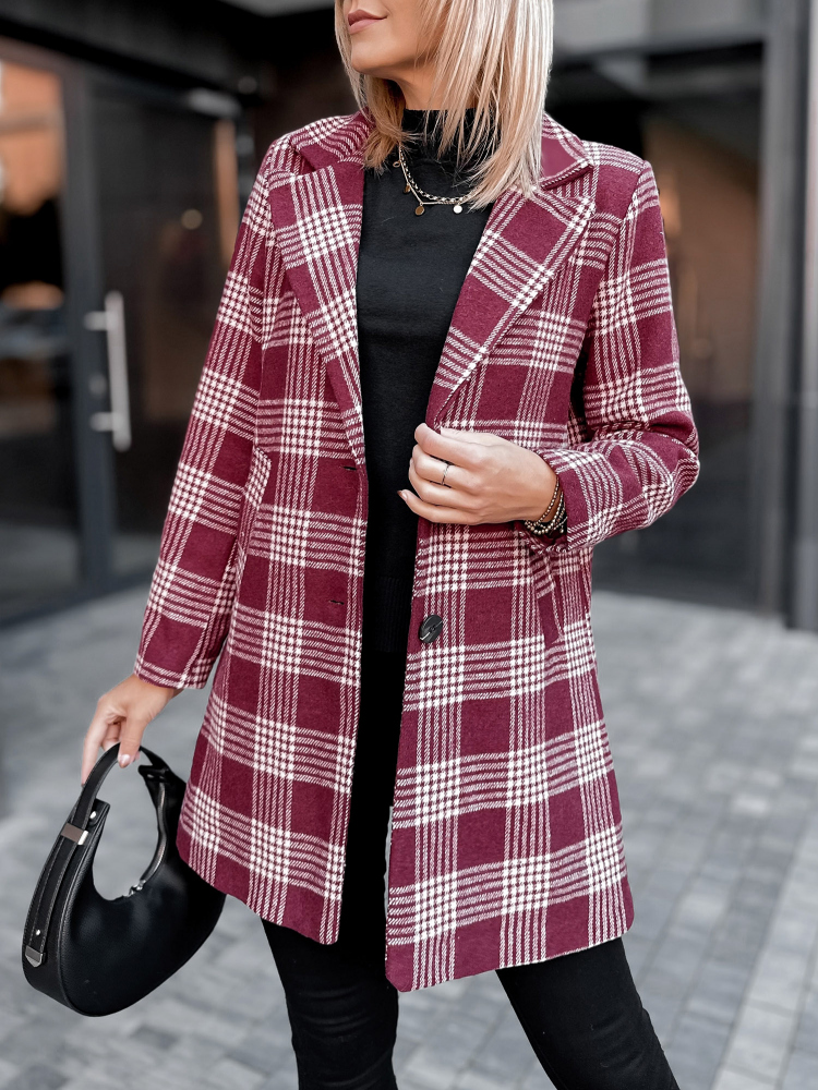 MANTEAU CAMPBELL BORDEAUX