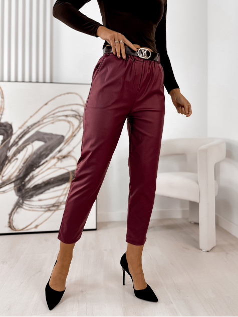 PANTALONI DEANS BORDEAUX