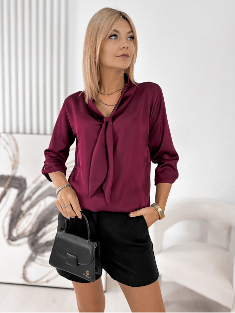 BLOUSE ZINGARA BURGUNDY
