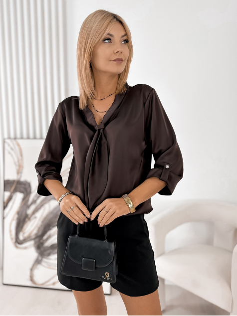 BLOUSE ZINGARA BRUN