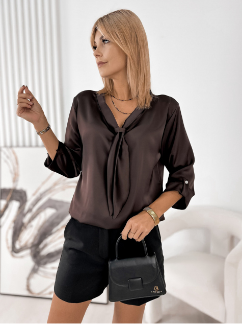 BLUSE ZINGARA BRAUNE