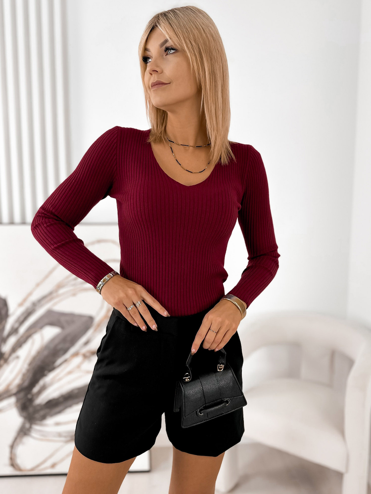 SVETER PERLA BORDOVÝ