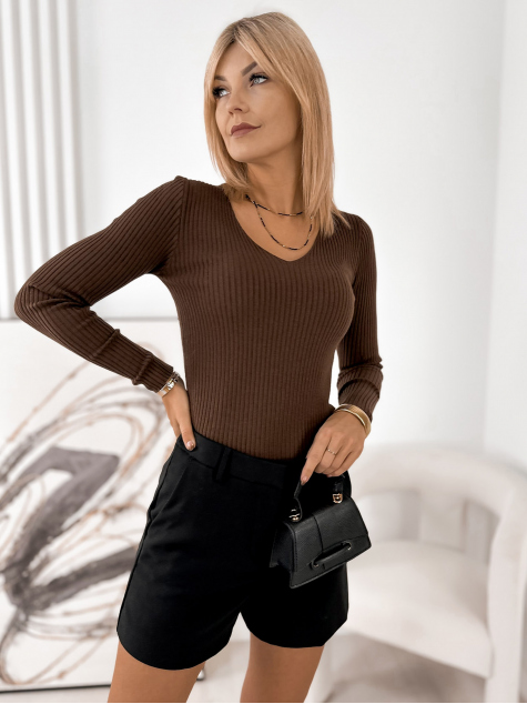 PULLOVER PERLA BRAUNER