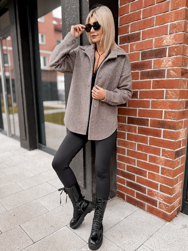JACKE ISILME DUNKELBEIGE