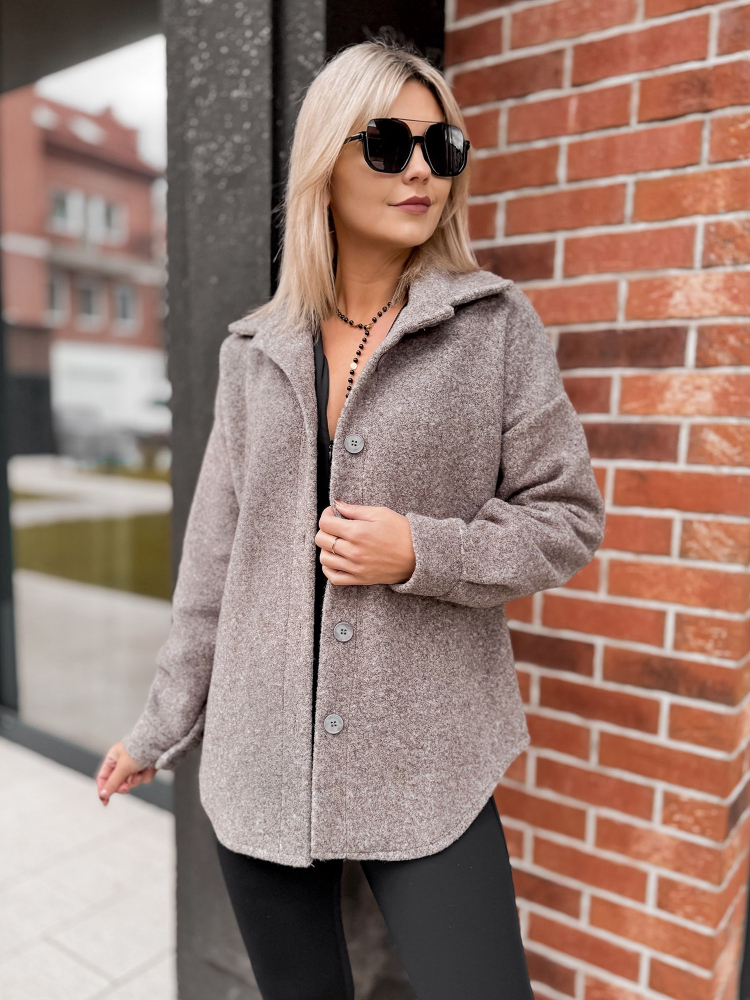 VESTE ISILME BEIGE FONCÉ