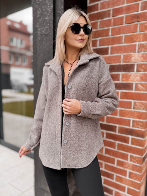 JACKE ISILME DUNKELBEIGE