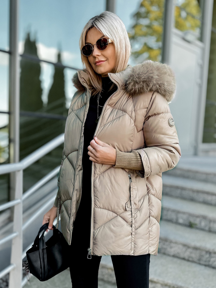 JACKET COEN DARK BEIGE