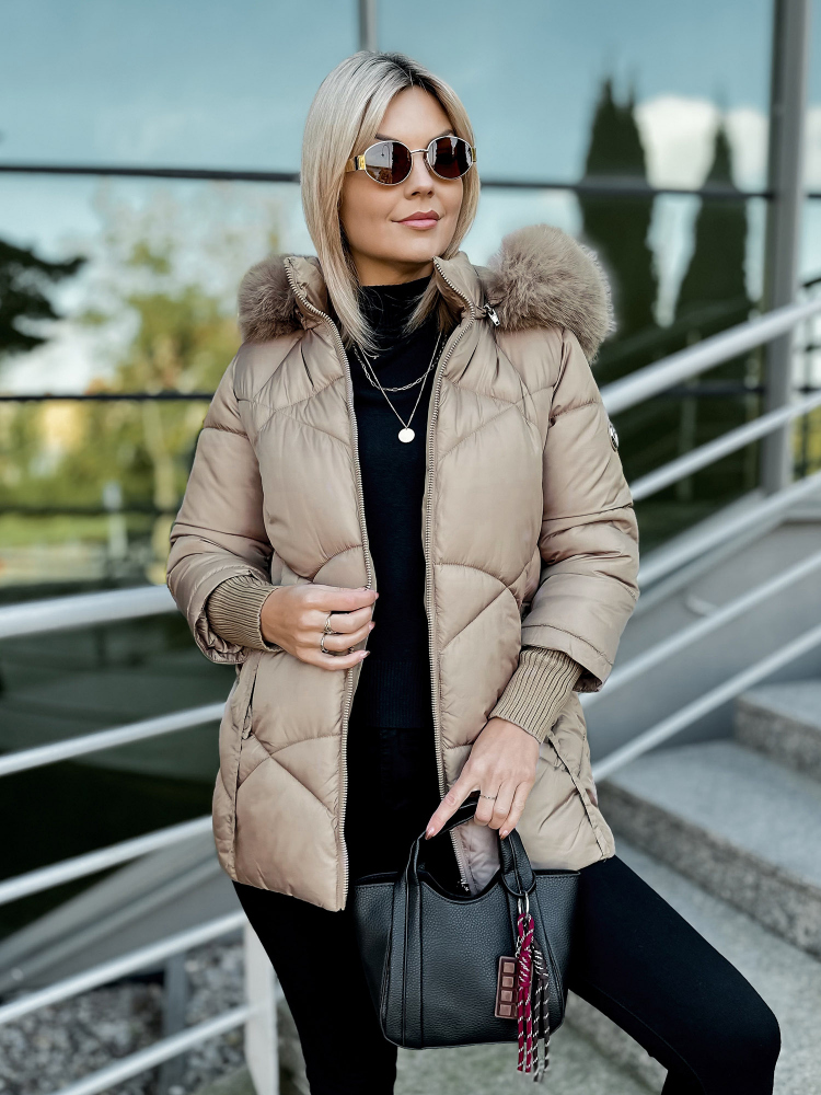 JACKET COEN DARK BEIGE