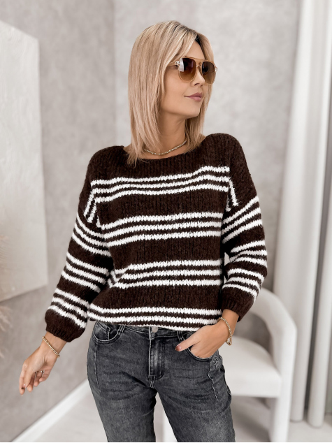 SWEATER RILIAN BROWN