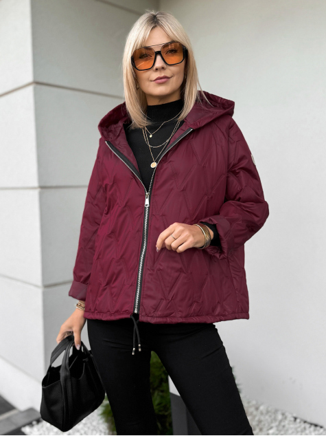 VESTE ELINOR BORDEAUX