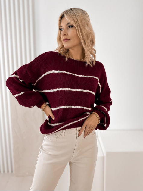 SWEATER ASHBURY BURGUNDY