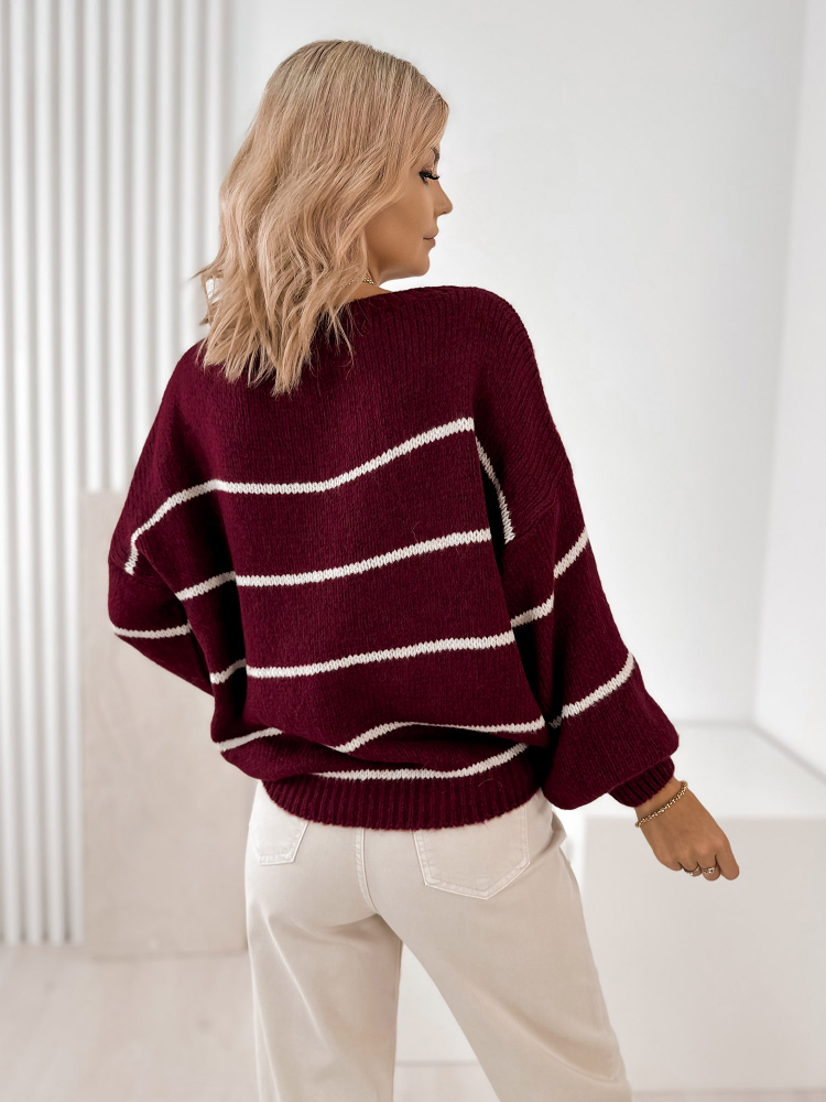 SWEATER ASHBURY BURGUNDY